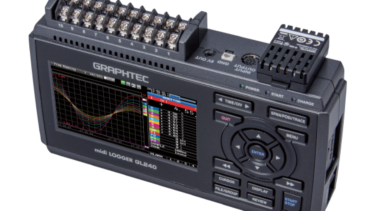 GRAPHTEC midi LOGGER GL240（ほぼ新品良品） 【公式通販】