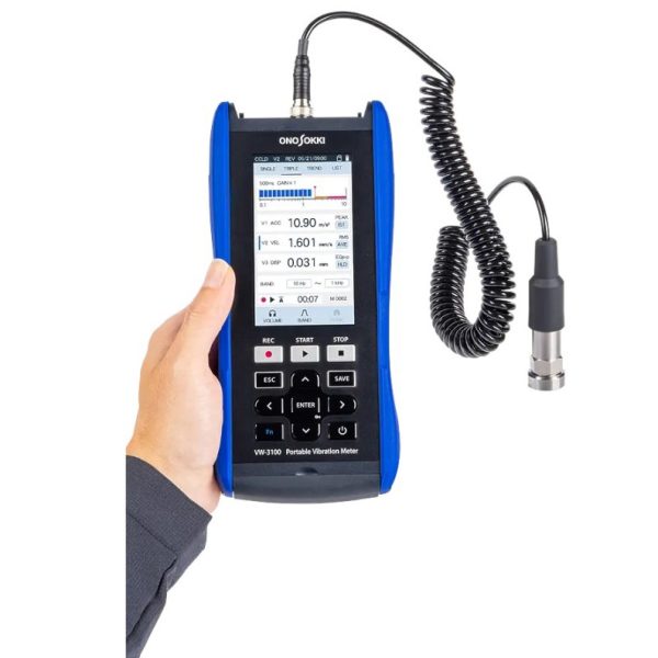 máy đo độ rung cầm tay ONOSOKKI VW-3100 nhỏ gọn