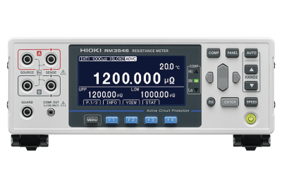 thiết bị đo điện trở HIOKI RM3546 mặt trước