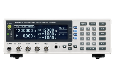HIOKI RM3542C Thiết bị đo điện trở 4 thiết bị đo điện trở HIOKI RM3542C gập chân