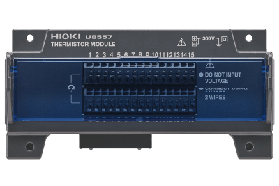 đầu đo nhiệt độ tốc độ cao, đa kênh HIOKI U8557 nhìn thẳng