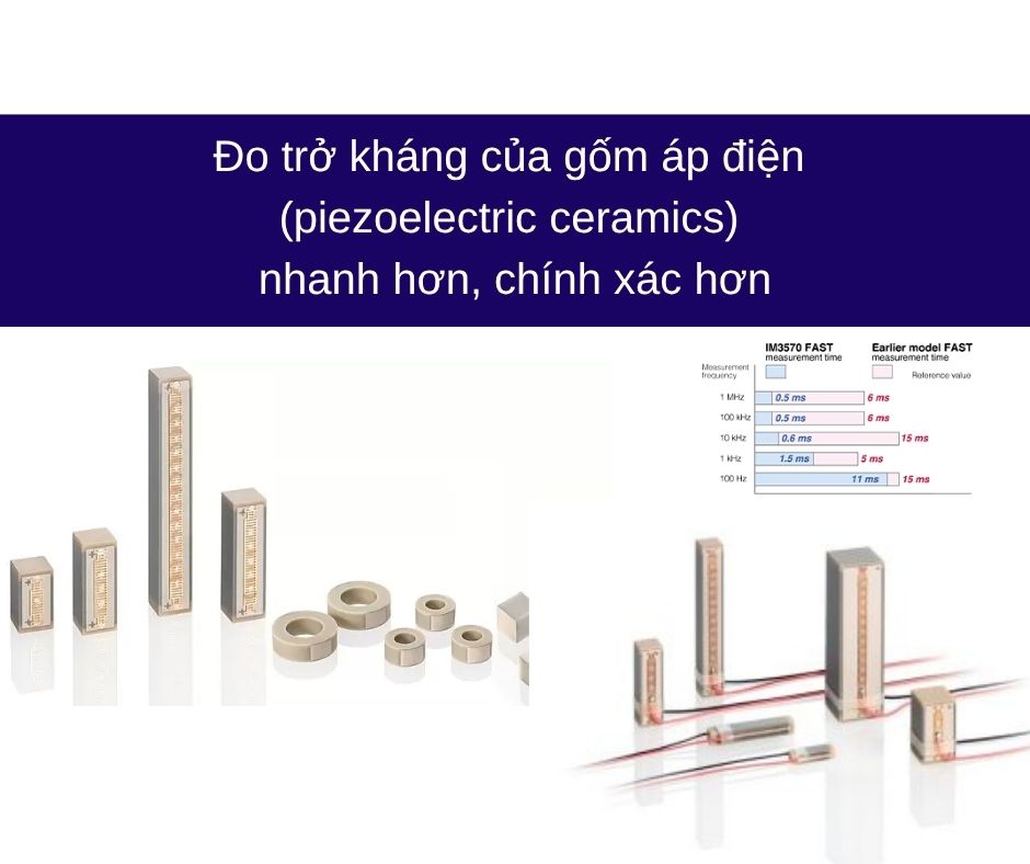 Đo trở kháng của gốm áp điện hiệu quả